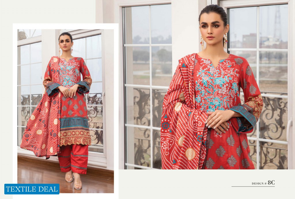 Alzohaib Anum Lawn Vol-1 2021 Wholesale Lawn Printed Pakistani Dress