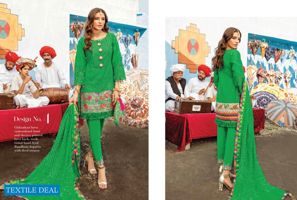 Alzohaib Bandhani Jaipuri Collection Branded Pakistani Suits Wholesale
