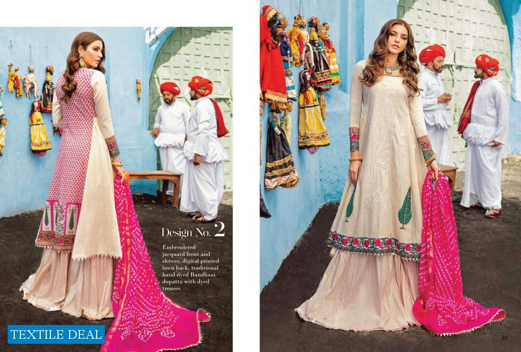 Alzohaib Bandhani Jaipuri Collection Branded Pakistani Suits Wholesale