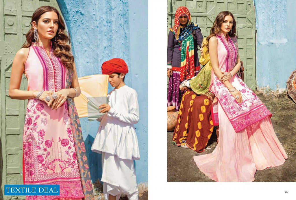 Alzohaib Bandhani Jaipuri Collection Branded Pakistani Suits Wholesale