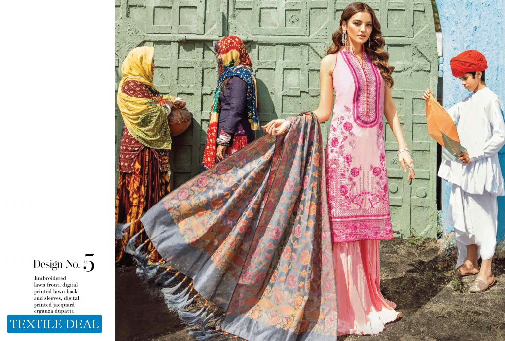 Alzohaib Bandhani Jaipuri Collection Branded Pakistani Suits Wholesale