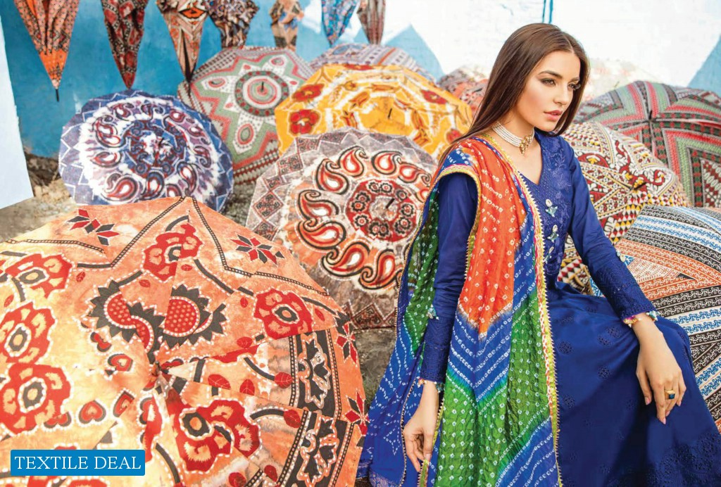 Alzohaib Bandhani Jaipuri Collection Branded Pakistani Suits Wholesale