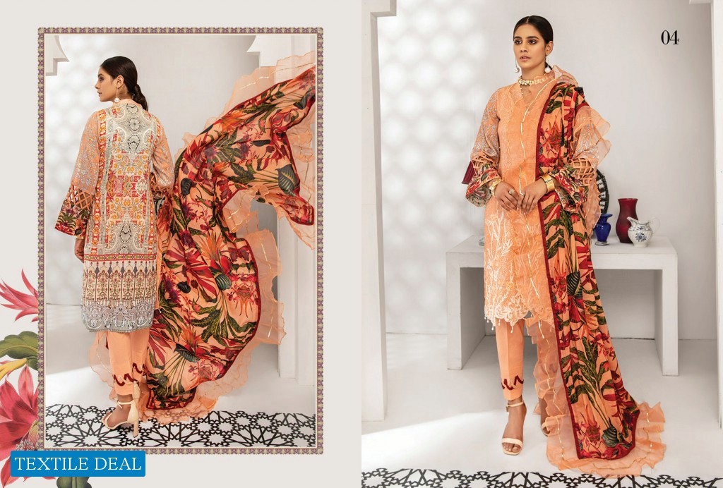 Alzohaib Coco Digital Embroidered Lawn Collection Branded Pakistani Dress