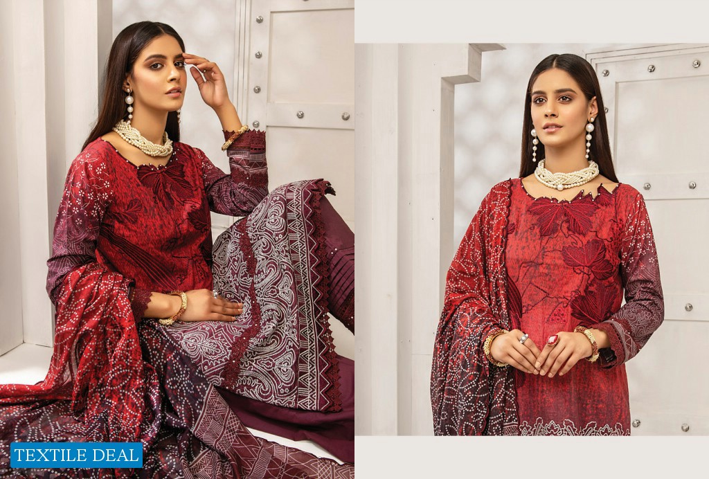 Alzohaib Coco Digital Embroidered Lawn Collection Branded Pakistani Dress