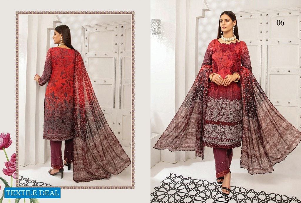 Alzohaib Coco Digital Embroidered Lawn Collection Branded Pakistani Dress