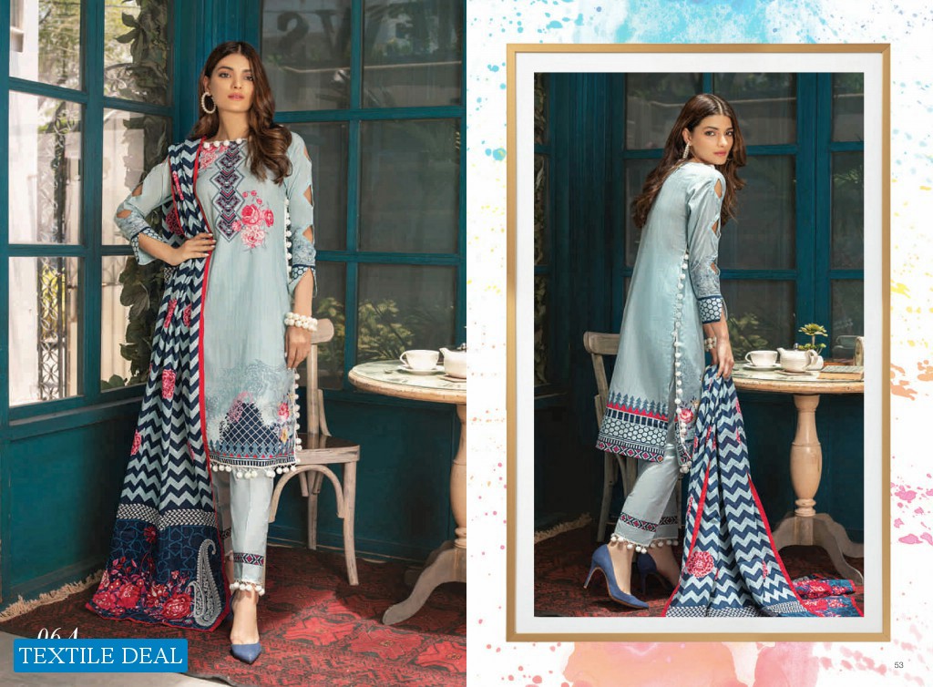 Alzohaib Colors Printed Lawn Wholesale Original Pakistani Salwar Kameez
