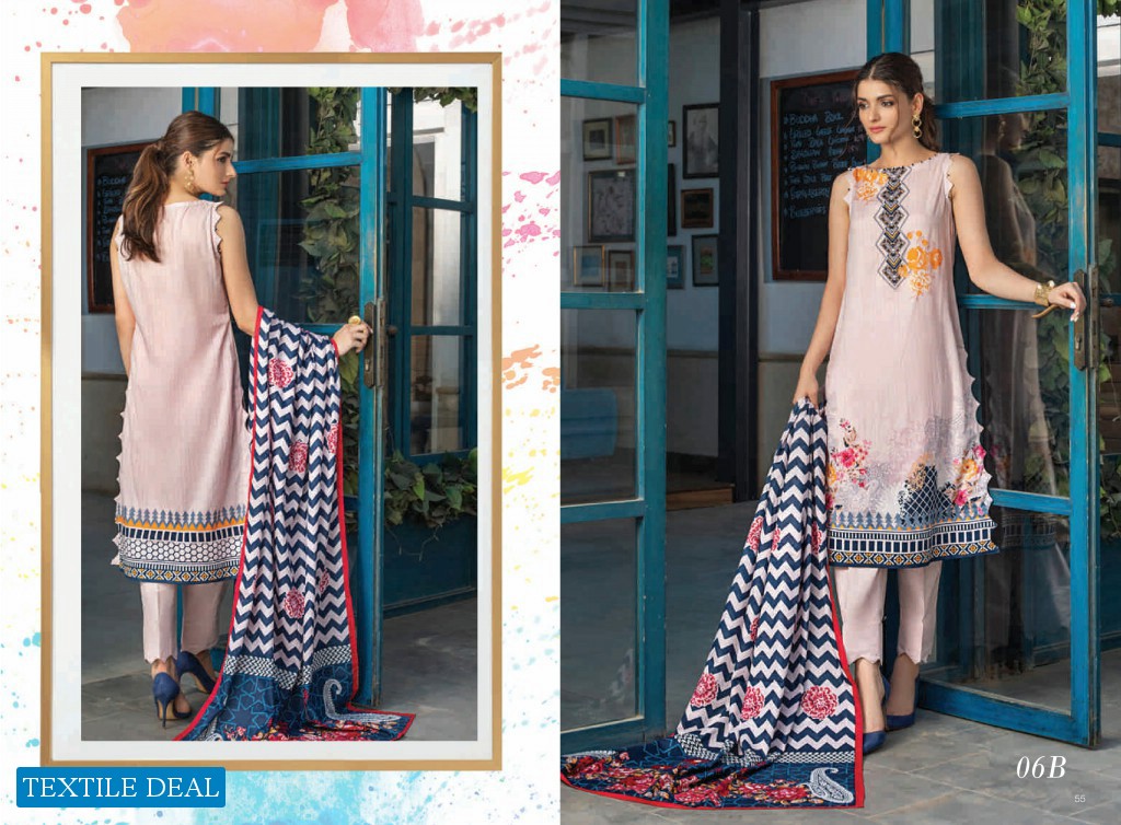 Alzohaib Colors Printed Lawn Wholesale Original Pakistani Salwar Kameez