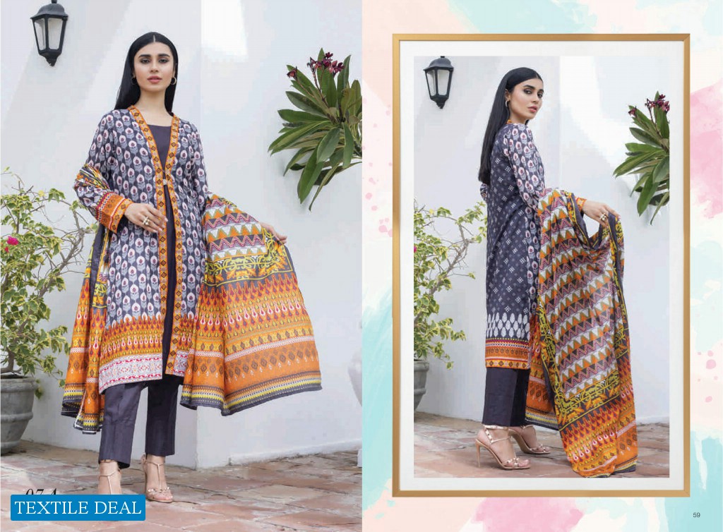 Alzohaib Colors Printed Lawn Wholesale Original Pakistani Salwar Kameez