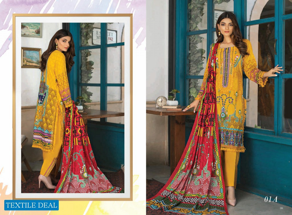Alzohaib Colors Printed Lawn Wholesale Original Pakistani Salwar Kameez
