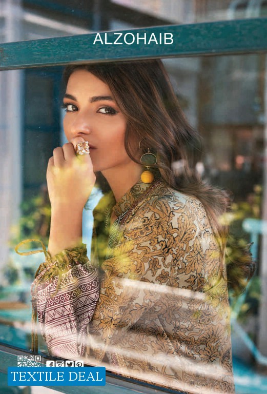Alzohaib Colors Printed Lawn Wholesale Original Pakistani Salwar Kameez