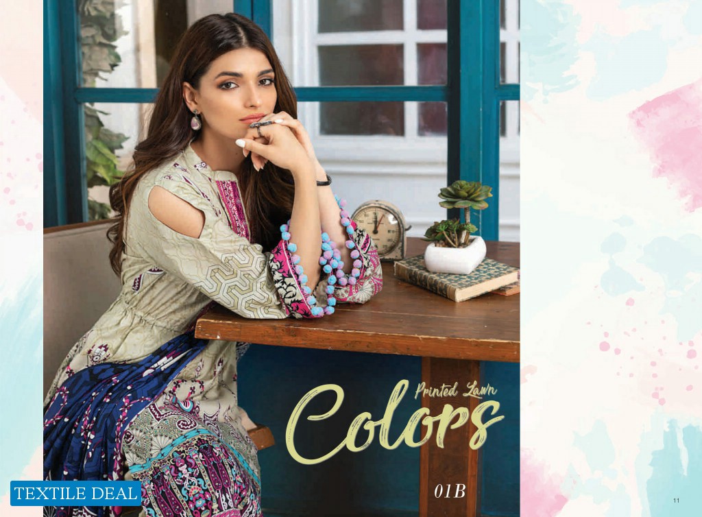 Alzohaib Colors Printed Lawn Wholesale Original Pakistani Salwar Kameez