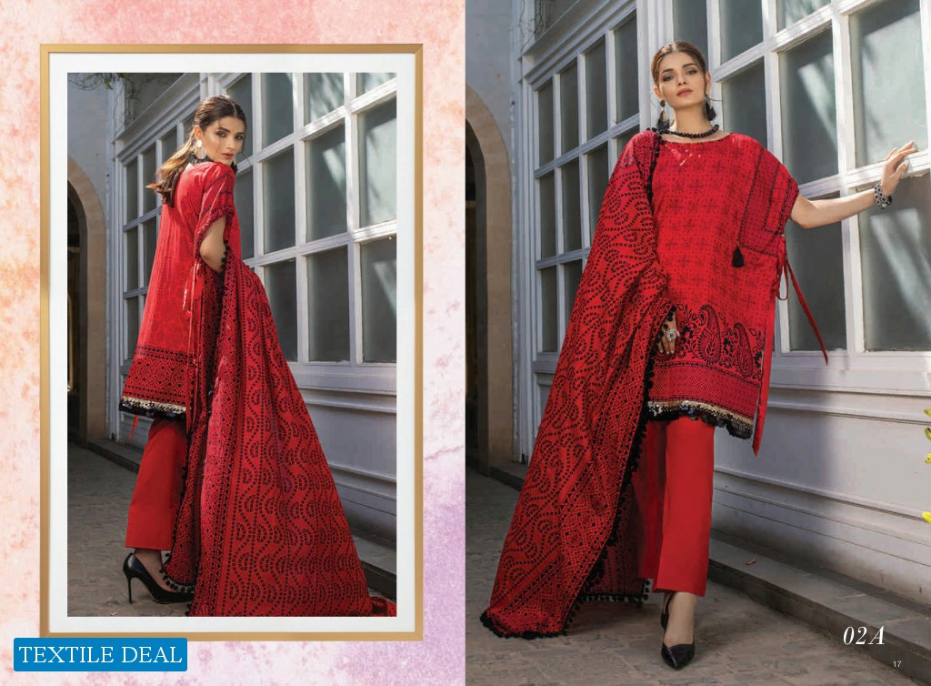 Alzohaib Colors Printed Lawn Wholesale Original Pakistani Salwar Kameez