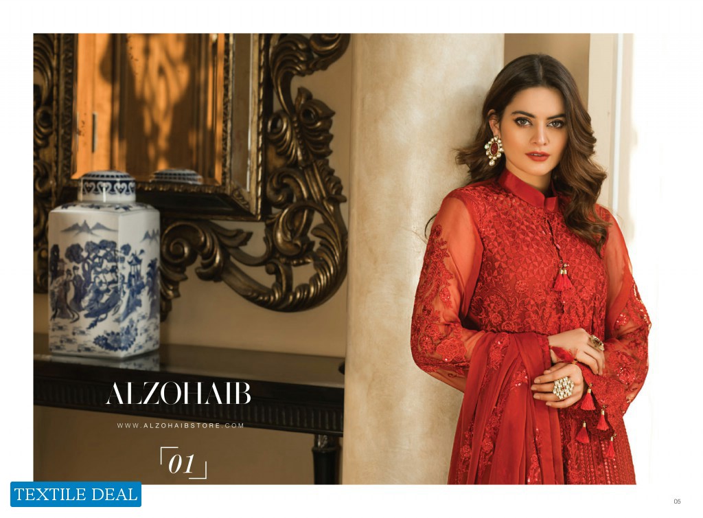 Alzohaib Formals Wedding Collection Wholesale Pakistani Suits