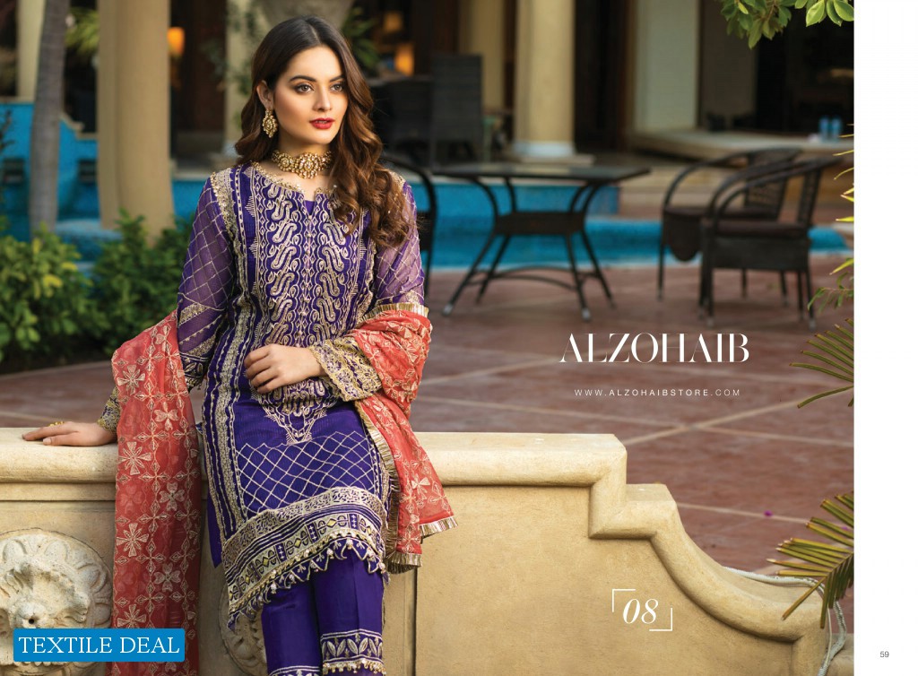 Alzohaib Formals Wedding Collection Wholesale Pakistani Suits