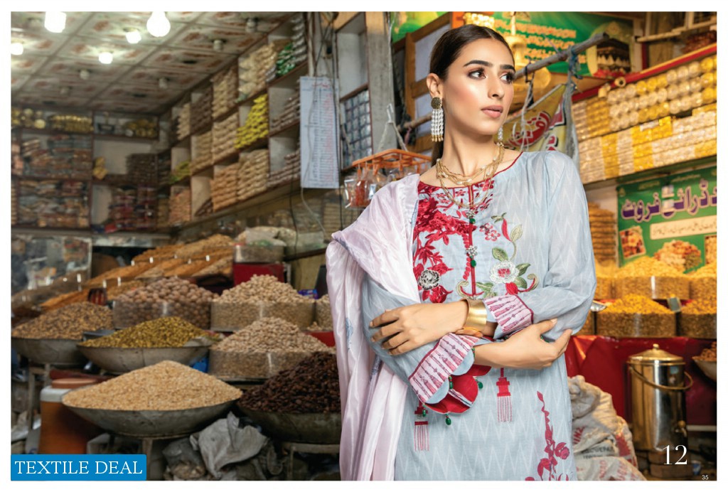 Alzohaib Rung Digital Embroidered Pakistani Dress