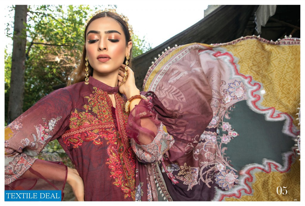 Alzohaib Rung Digital Embroidered Pakistani Dress