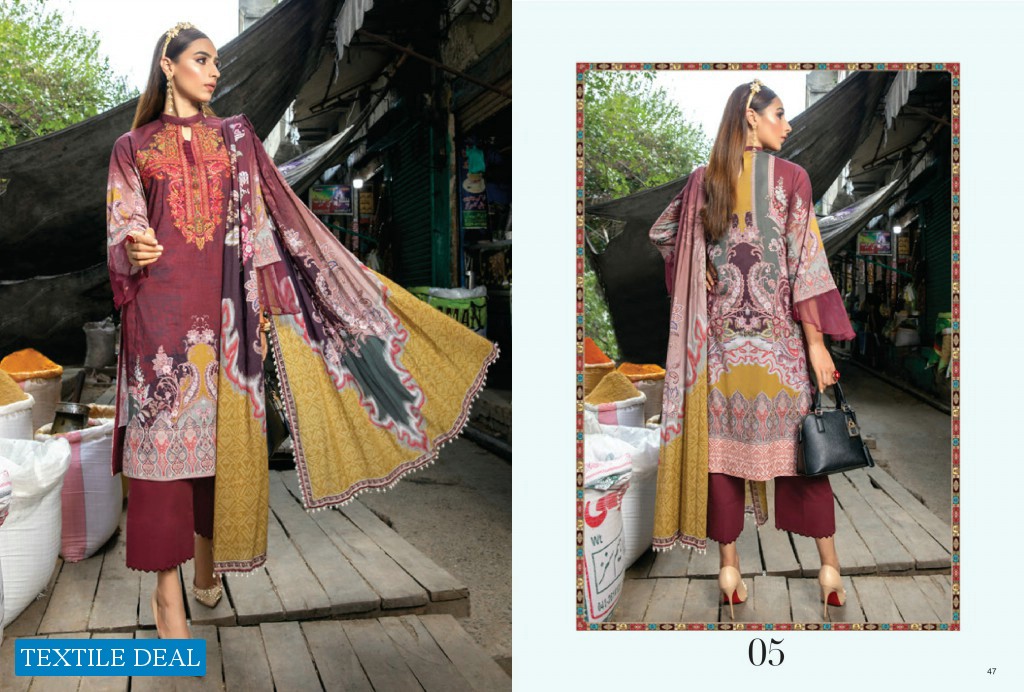 Alzohaib Rung Digital Embroidered Pakistani Dress