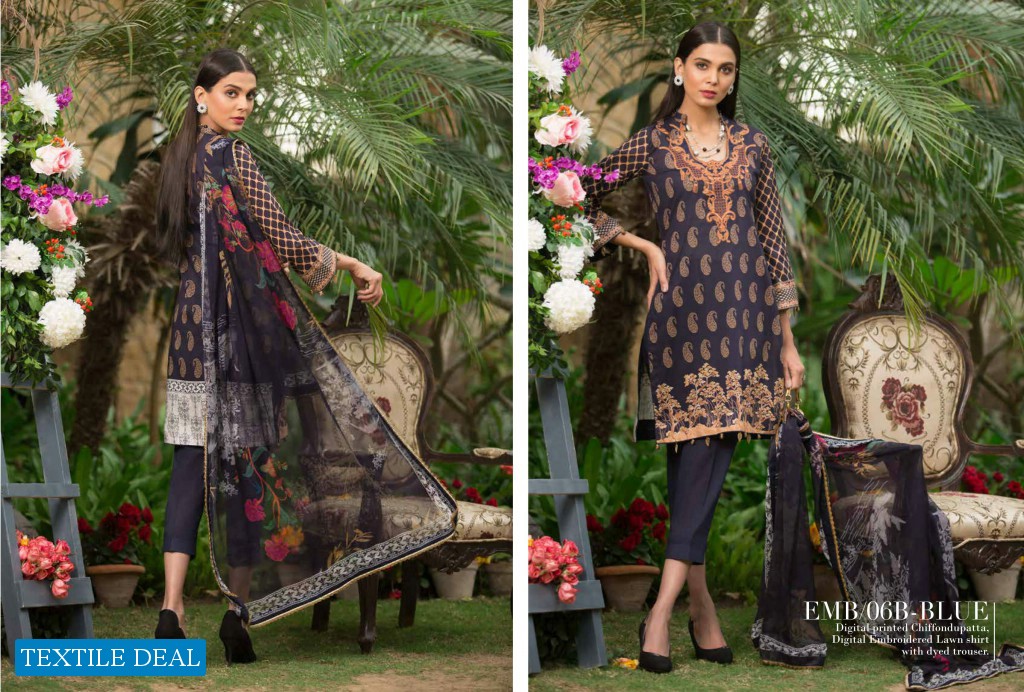 Alzohaib Summer Affair Embroidered Collection Wholesale Branded Dresses