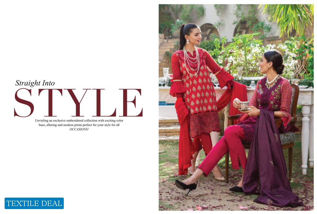 Alzohaib Summer Affair Embroidered Collection Wholesale Branded Dresses