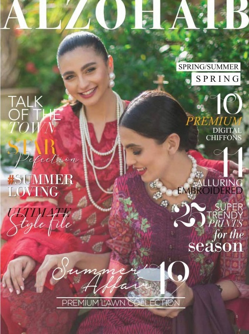 Alzohaib Summer Affair Embroidered Collection Wholesale Branded Dresses