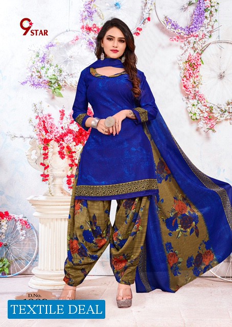Amit 9 Star Vol-5 Synthetic Fabrics Dress Material Catalog