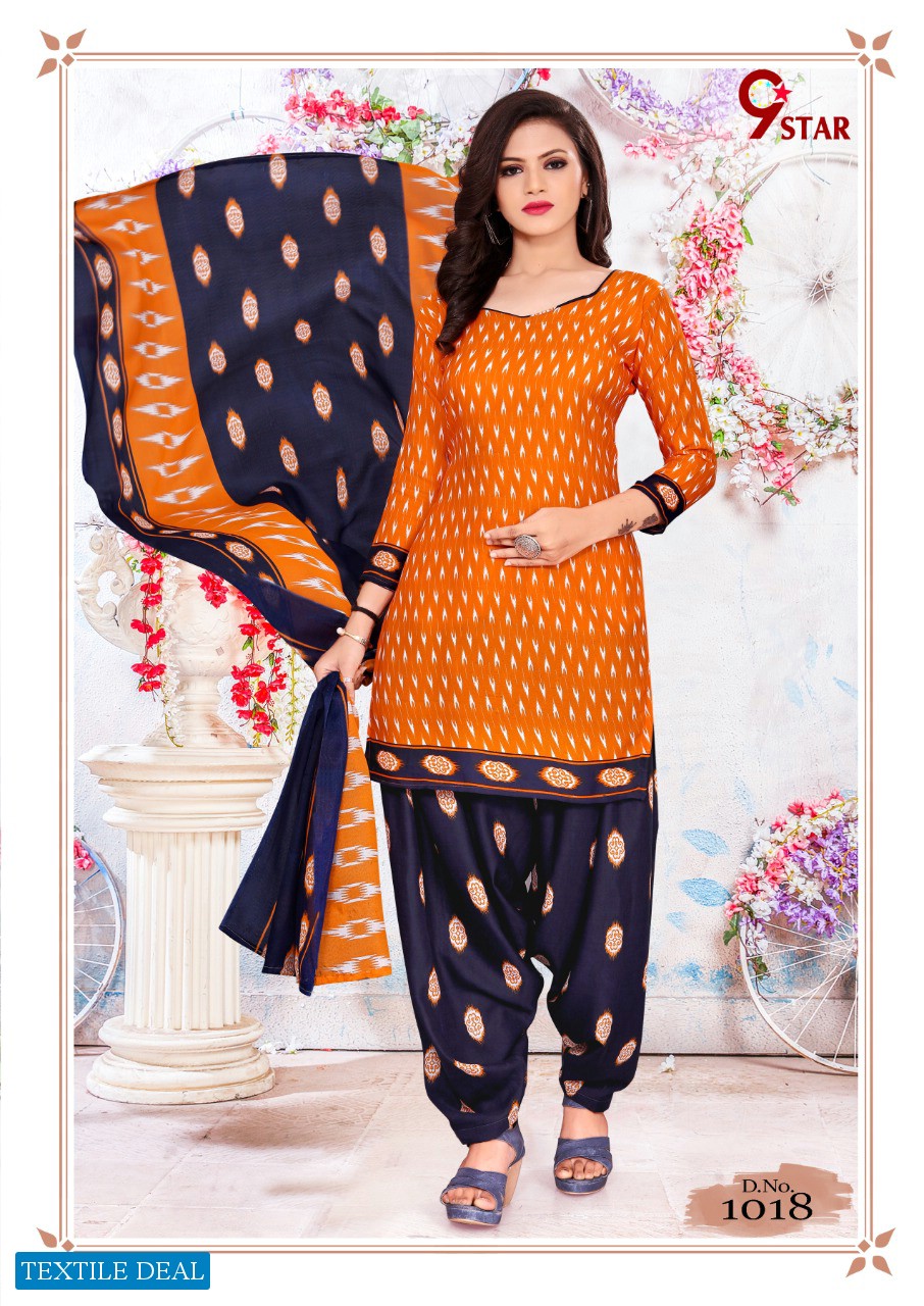 Amit 9 Star Vol-5 Synthetic Fabrics Dress Material Catalog