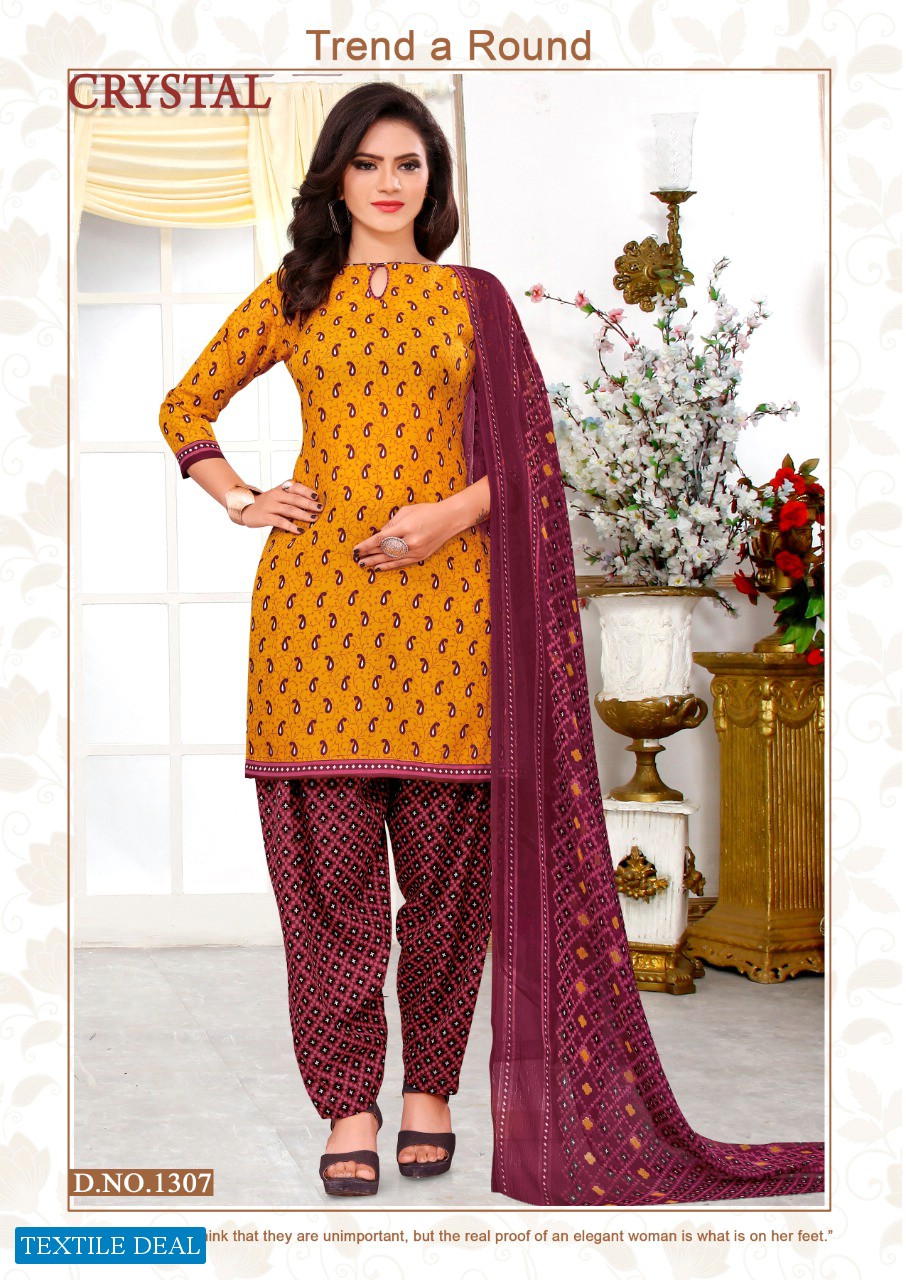 Amit Crystal Vol-13 Wholesale Printed Dress Material