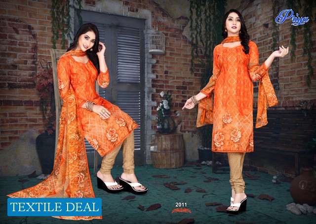 Amit priya French Crepe Dress Material Wholesaler