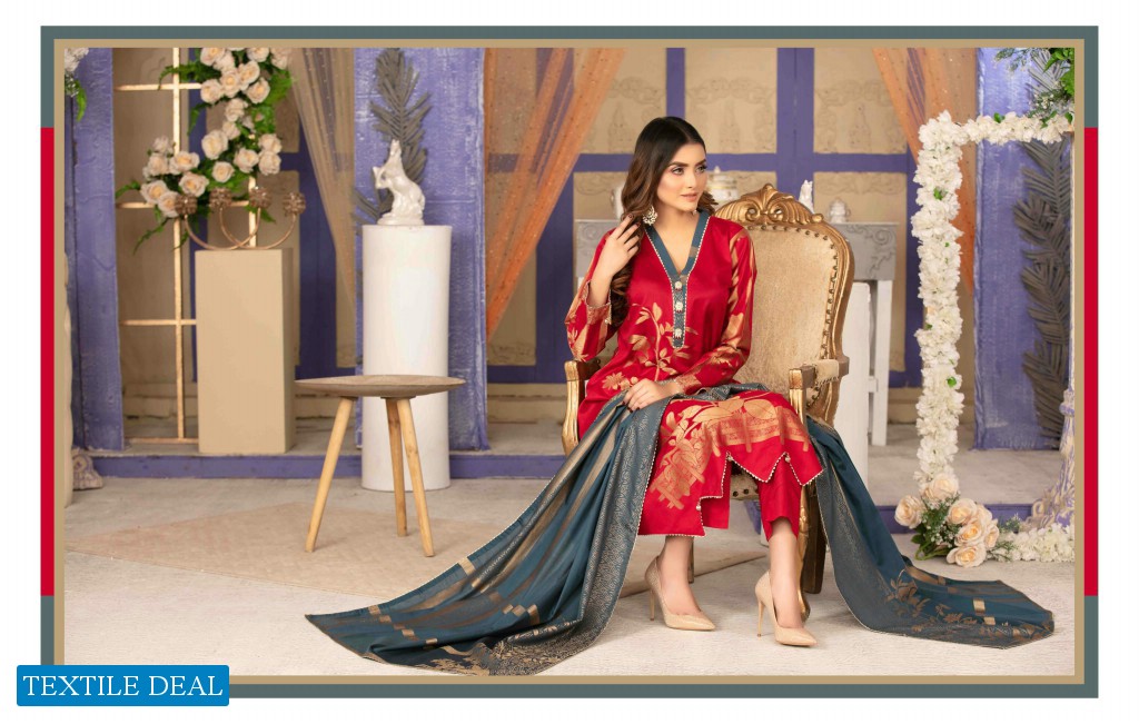 Amna Sohail Chrome Wholesale Original Pakistani Banaras Suits