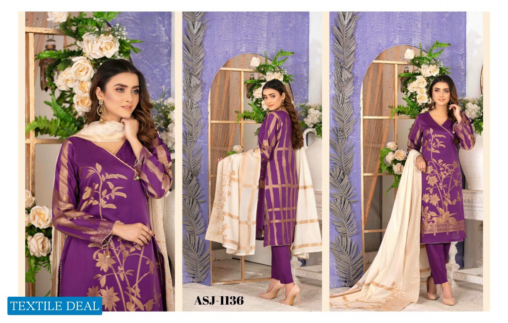 Amna Sohail Chrome Wholesale Original Pakistani Banaras Suits