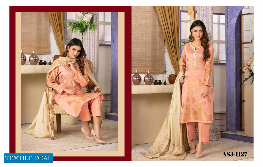 Amna Sohail Chrome Wholesale Original Pakistani Banaras Suits