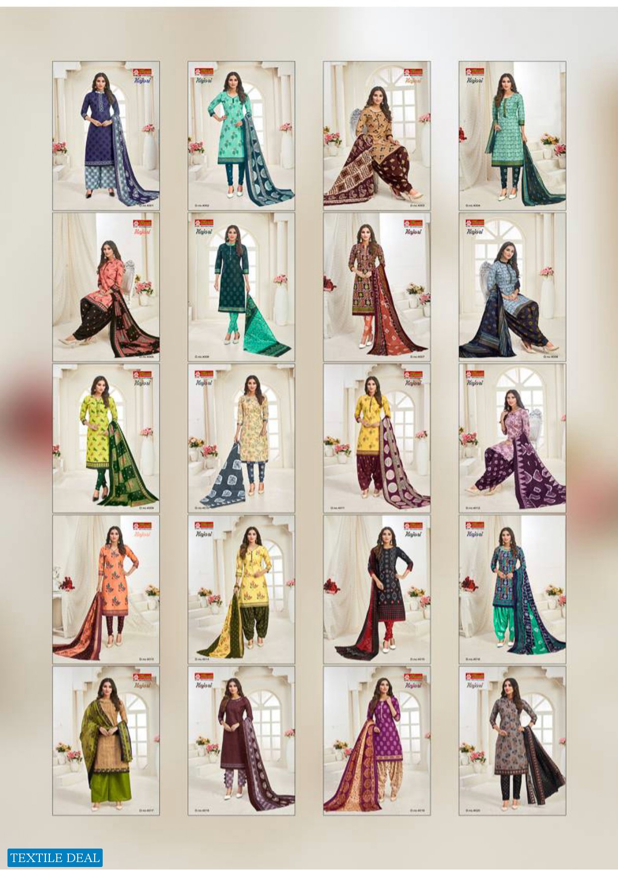 Amruta Kajori Vol-40 Wholesale Cotton Dress Catalog