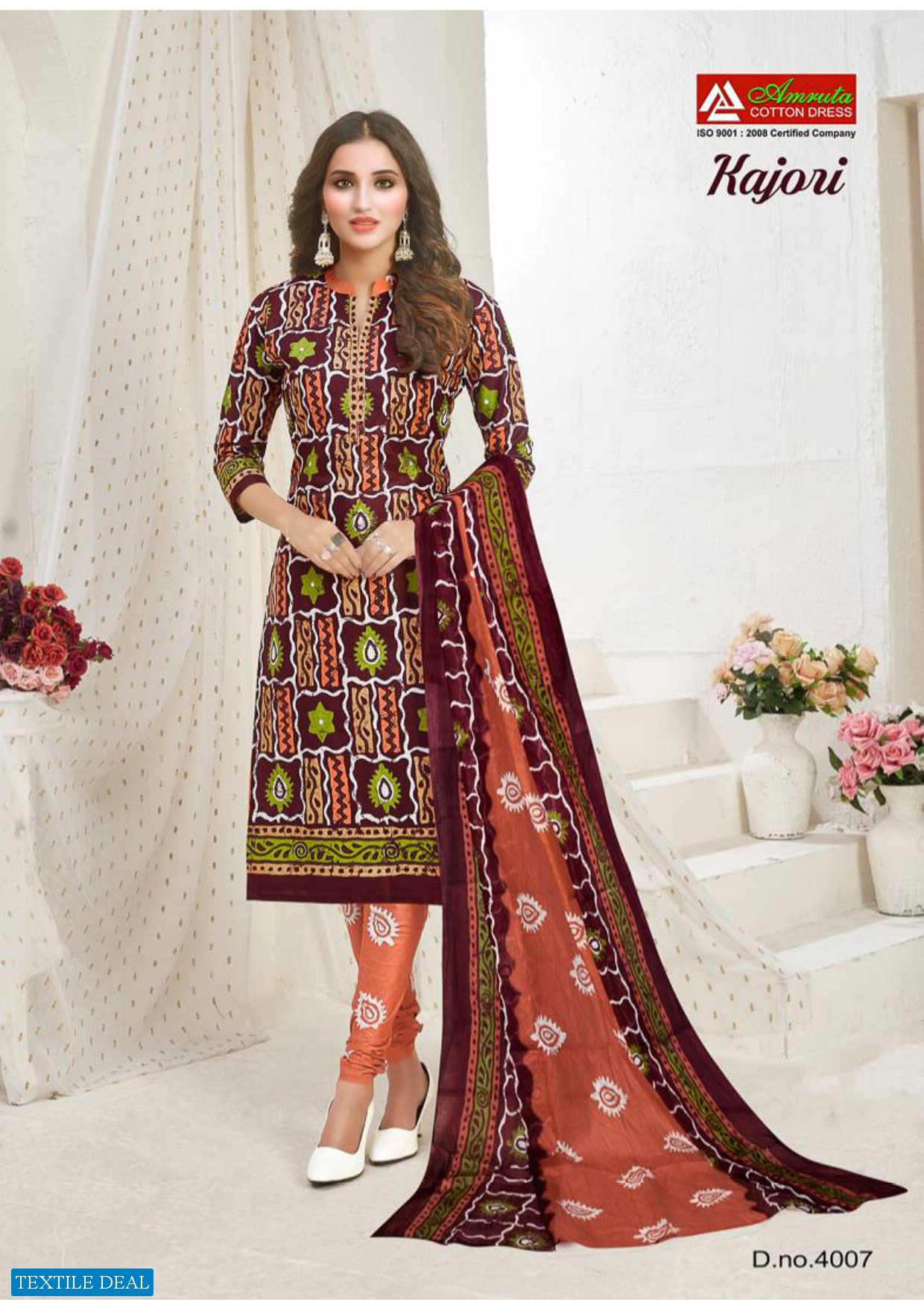 Amruta Kajori Vol-40 Wholesale Cotton Dress Catalog