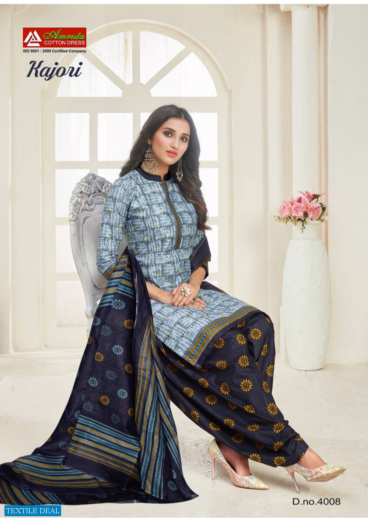 Amruta Kajori Vol-40 Wholesale Cotton Dress Catalog