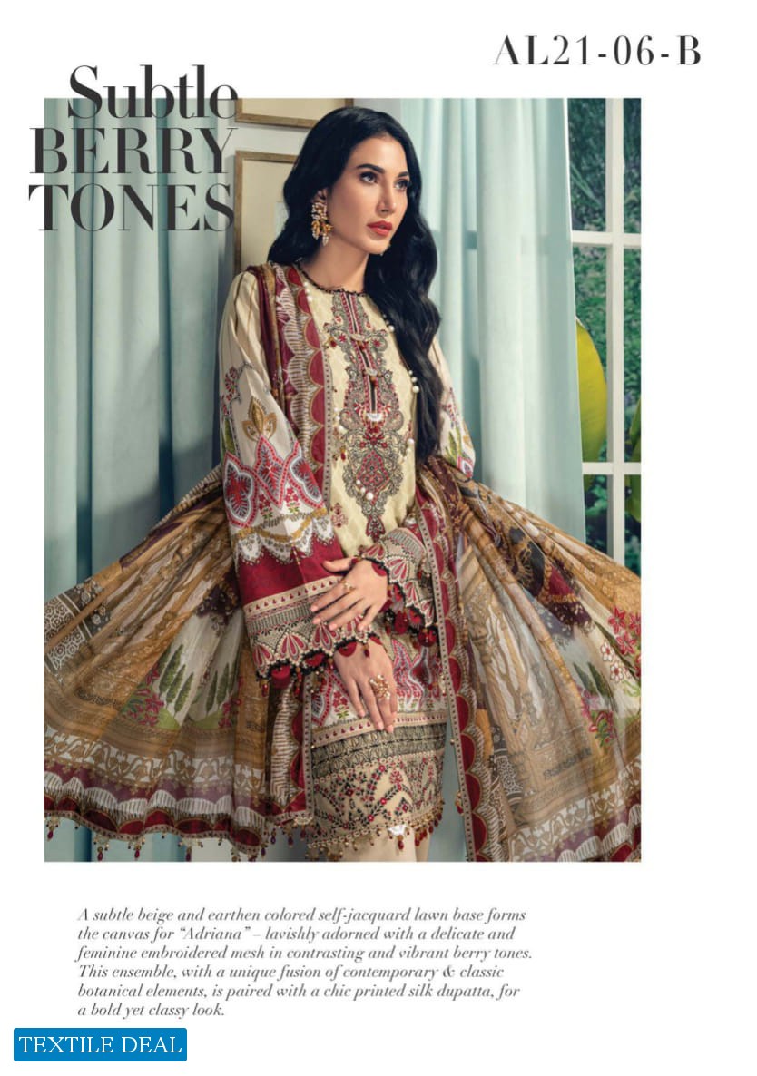 Anaya By Kiran chaudhry Luxury Lawn 2021 Branded Pakistani Catalog