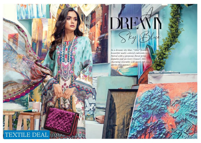 Anaya Viva Lawn 2021 Wholesale Branded Pakistani Dress