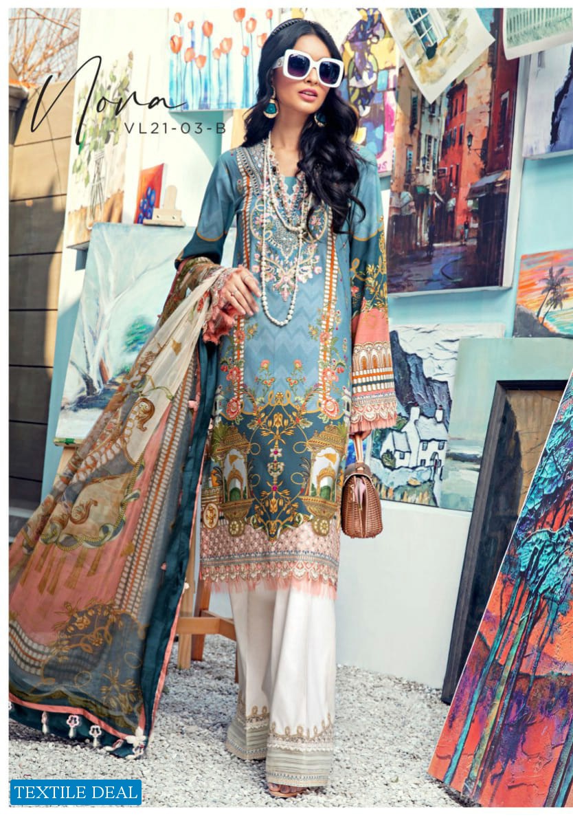 Anaya Viva Lawn 2021 Wholesale Branded Pakistani Dress