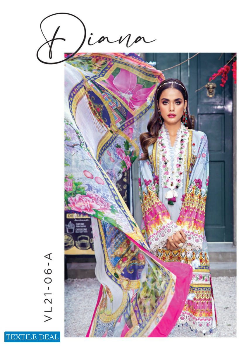 Anaya Viva Lawn 2021 Wholesale Branded Pakistani Dress