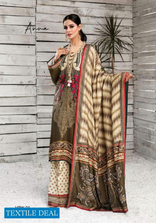 Anaya Viva Winter 2020 Wholesale Winter Pakistani Dress
