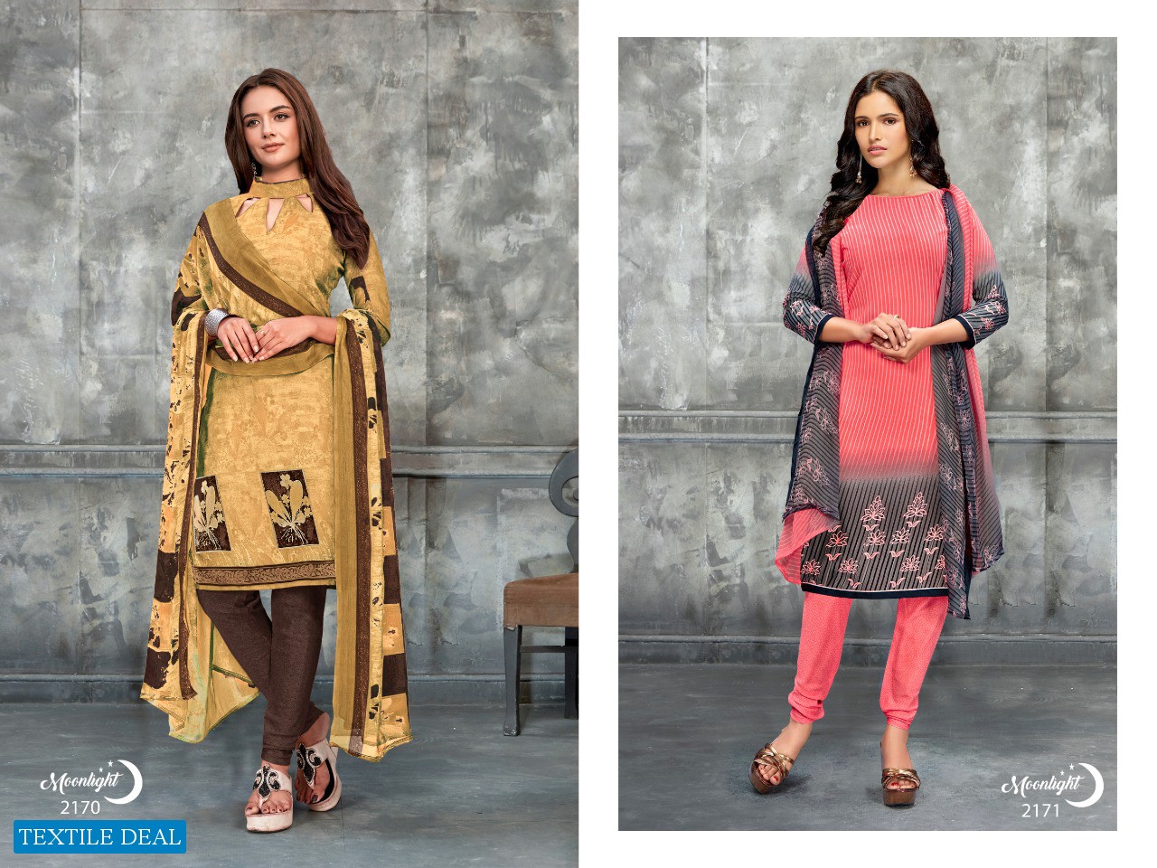 Anmol Moon Light Vol-9 Wholesale Printed Dress Material