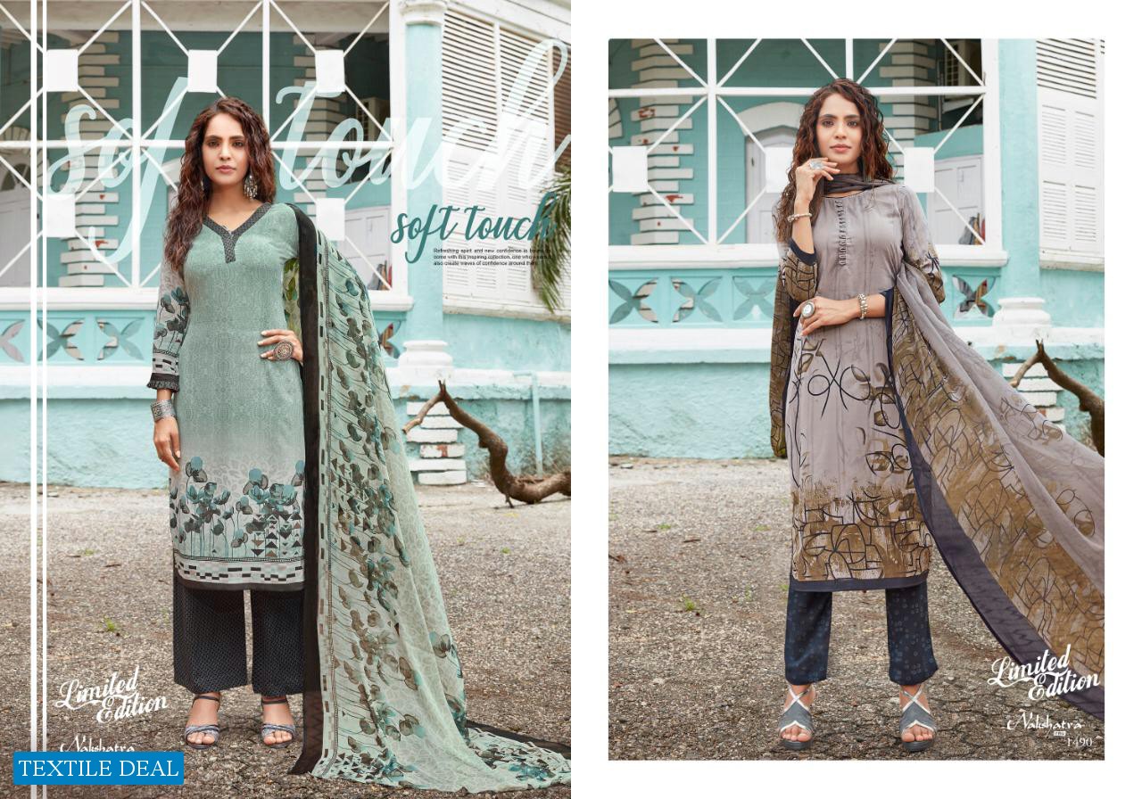 Anmol Nakshatra Pro Vol-43 Wholesale Leon Crepe Dress Material