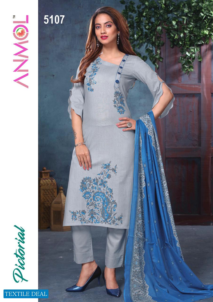 Anmol Pictorial Wholesale Cotton Dress Material