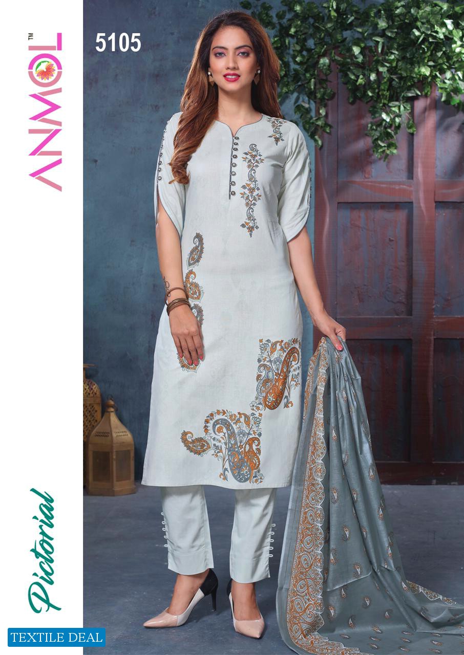 Anmol Pictorial Wholesale Cotton Dress Material