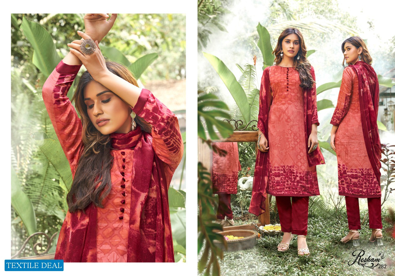 Anmol Resham Vol-10 Wholesale French Crepe Salwar Kameez