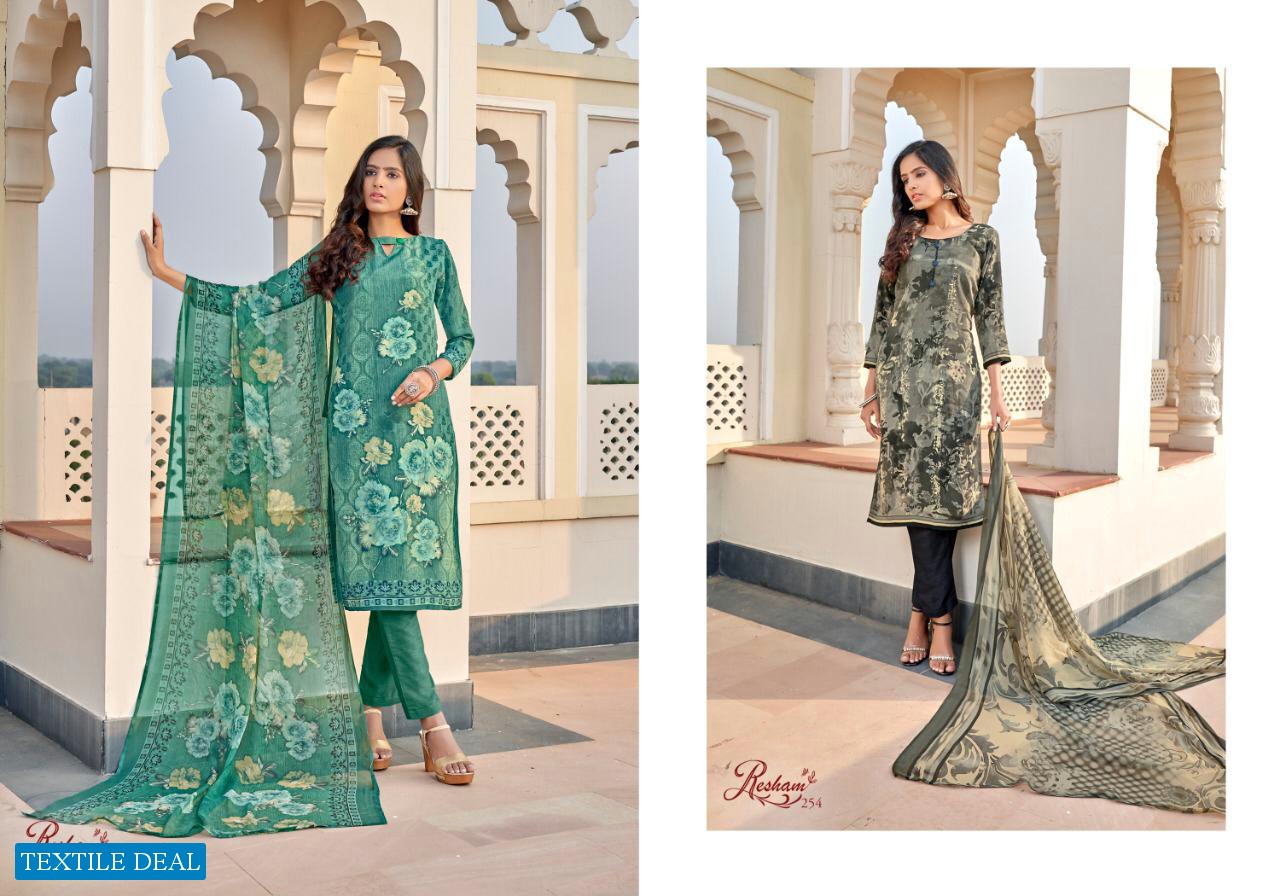 Anmol Resham Vol-9 Wholesale French Crepe Salwar Kameez
