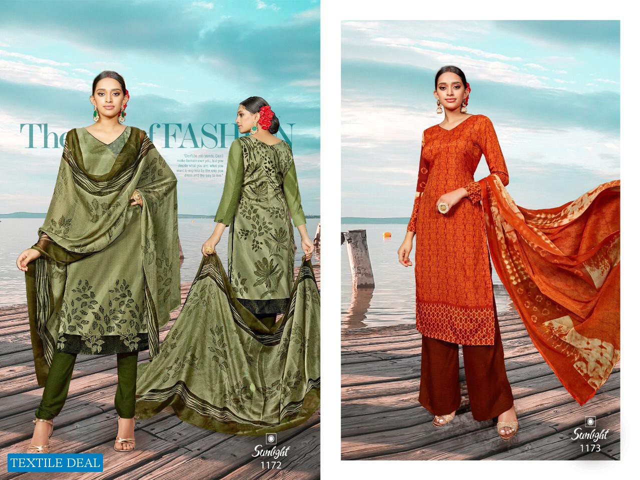 Anmol Sunlight vol-10 Wholesale Cotton printed Dress Material