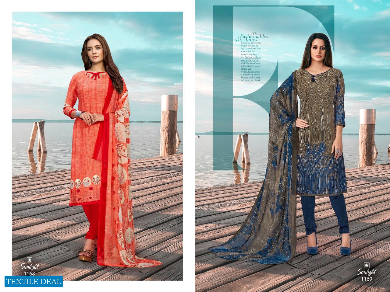 Anmol Sunlight vol-10 Wholesale Cotton printed Dress Material