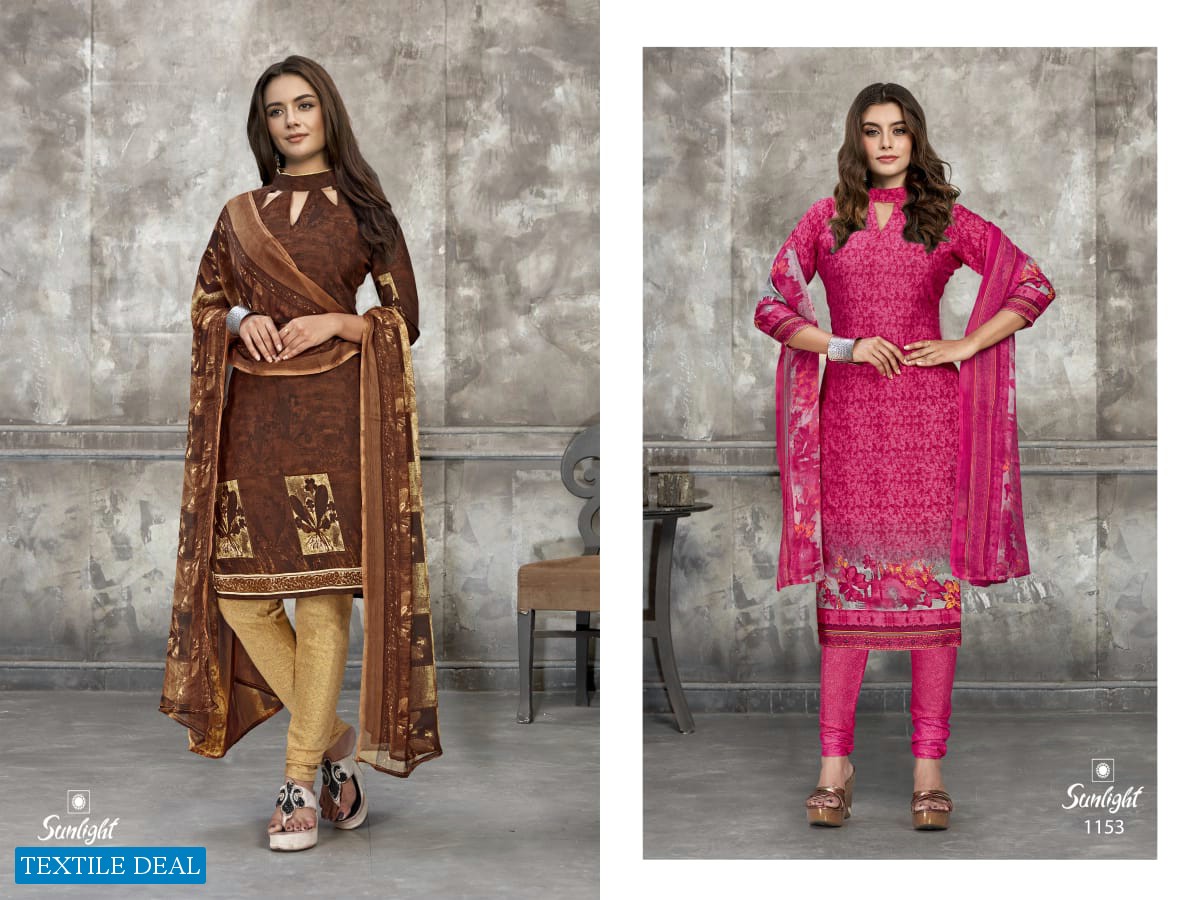 Anmol Sunlight vol-8 Wholesale Cotton printed Dress Material