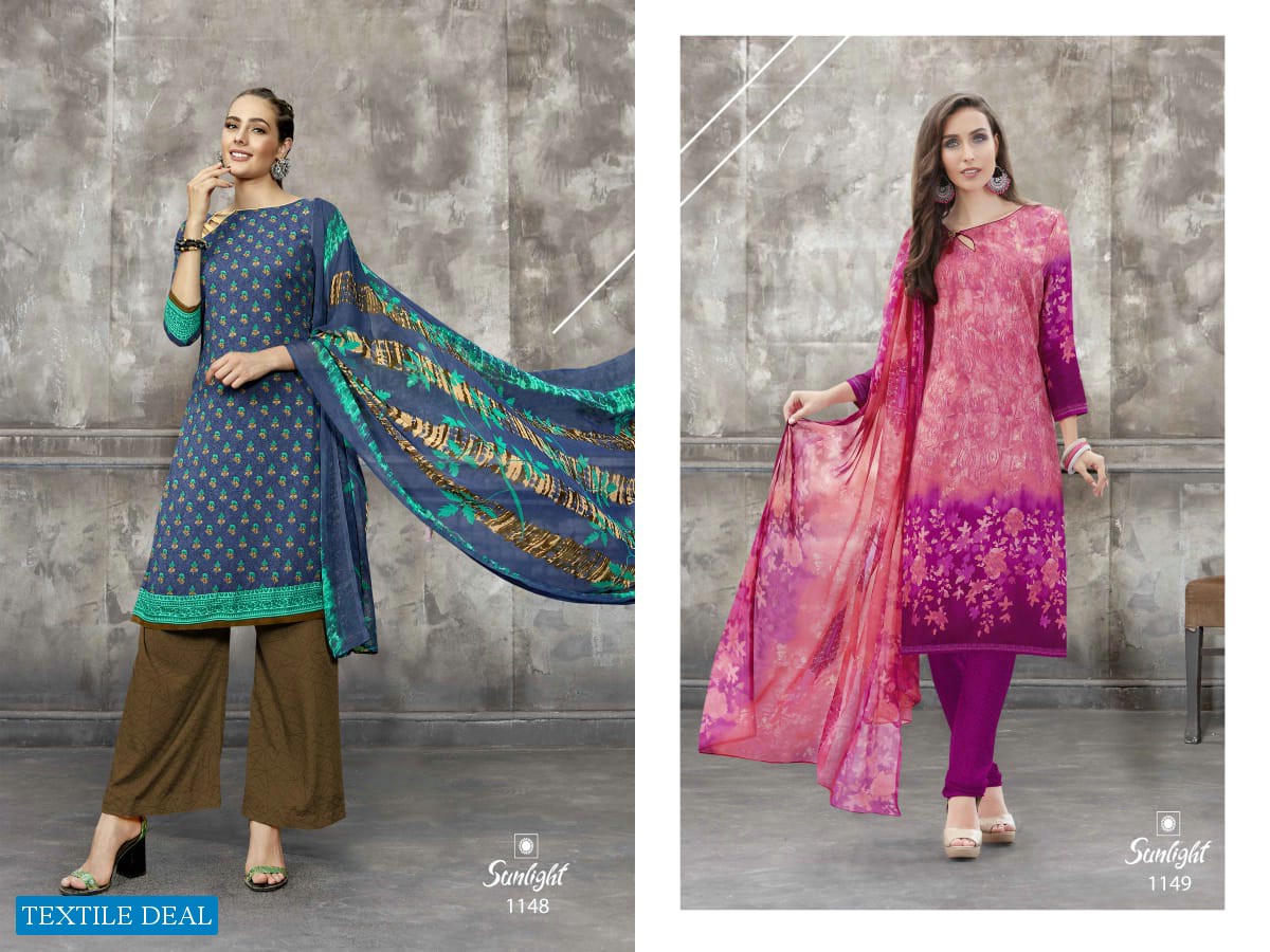 Anmol Sunlight vol-8 Wholesale Cotton printed Dress Material