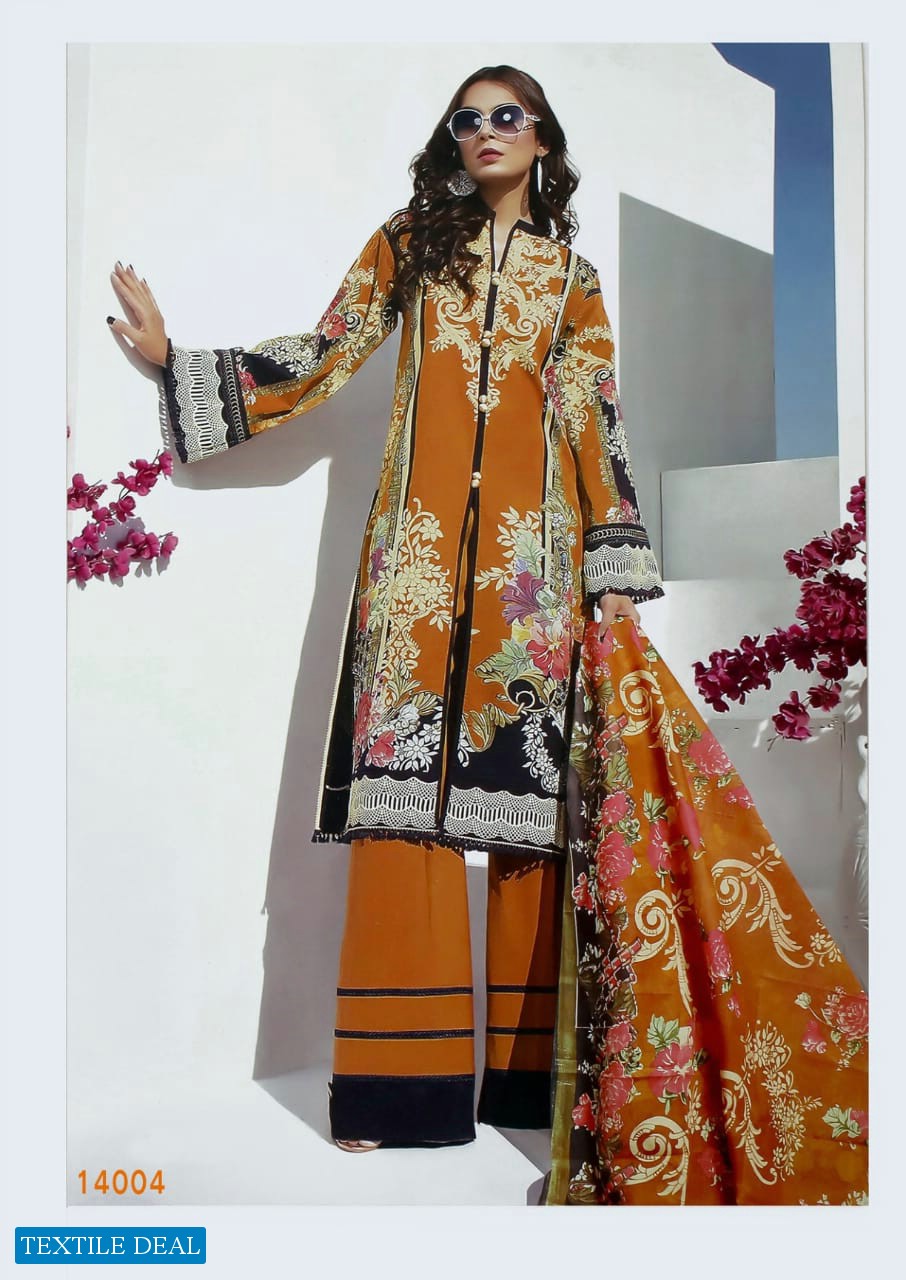 Apna Cotton Aaliya Karachi Vol-14 Wholesale Dress Material